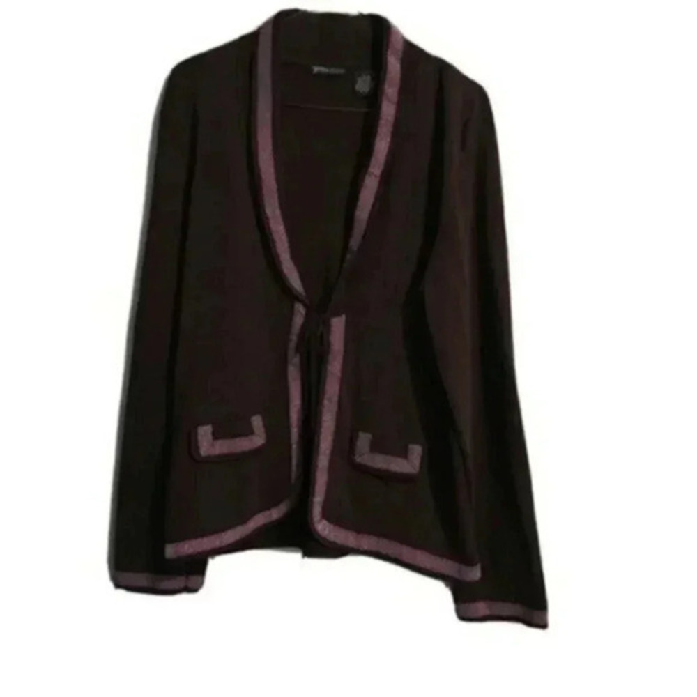 yarns & stitches jacket L color brown new …